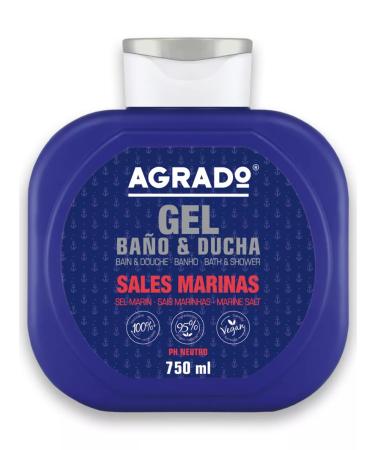 Agrado Shower gel perfumed set of 1500ml (2pcs of 750ml) - Buy Online on GoSupps.com