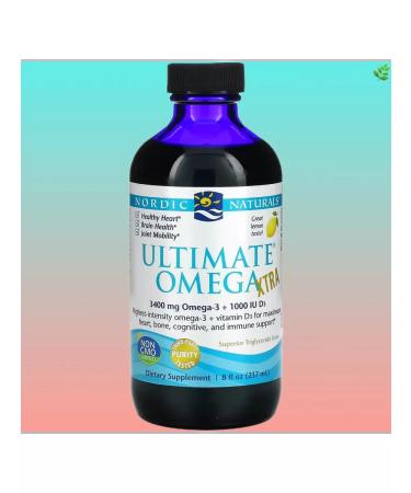 Nordic Naturals Ultimate Omega Xtra omega 3400 mg 237 ml