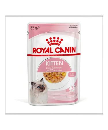 ROYAL CANIN Kitten Wet food (spider) for kittens in jelly 28 x 85 g - Buy Online on GoSupps.com