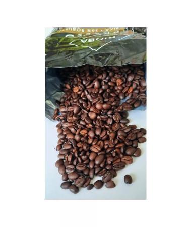 RIOBA Coffee in Gold Espresso grains 80% arabica 20% robust 1 kg - Buy Online on GoSupps.com