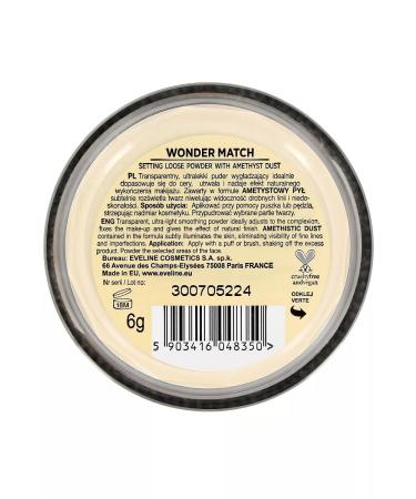 EVELINE Wonder match scattered powder with amethyst dust - Buy Online on GoSupps.com