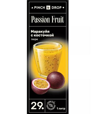 Pinch & Drop Fruit puree for maracuya cocktails with a bone of 1 liter - Buy Online on GoSupps.com