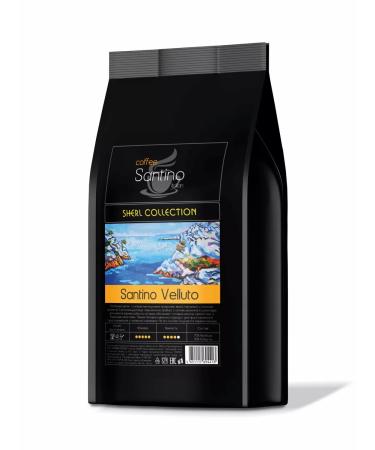 SANTINO coffee Coffee in Santino Velluto 1 kg Brazili Mozhiana - Buy Online on GoSupps.com