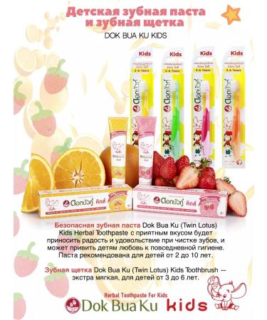 TWIN LOTUS Set of children's toothpaste strawberries 2pcs - Buy Online on GoSupps.com