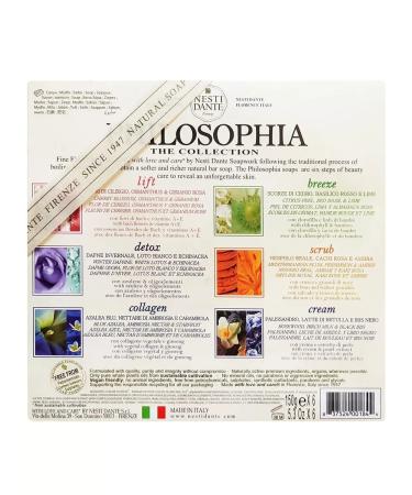 Nesti Dante A set of toilet soap philosophy 6x150 g - Buy Online on GoSupps.com