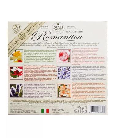 Nesti Dante A set of toilet soap romance 6x150 g - Buy Online on GoSupps.com