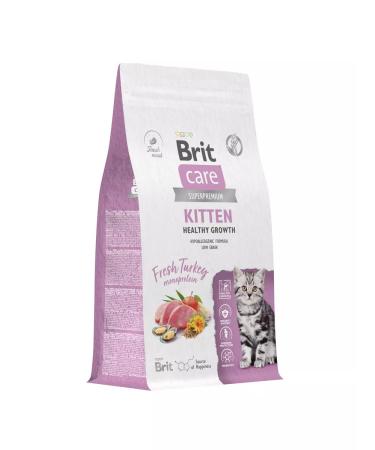 Brit Care Feed with a turkey Cat Kitten Healthy Growth 1.5 kg - Buy Online on GoSupps.com