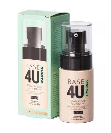 PARISA COSMETICS Tonal cream BASE 4U 60 ml 13 Natural - Buy Online on GoSupps.com