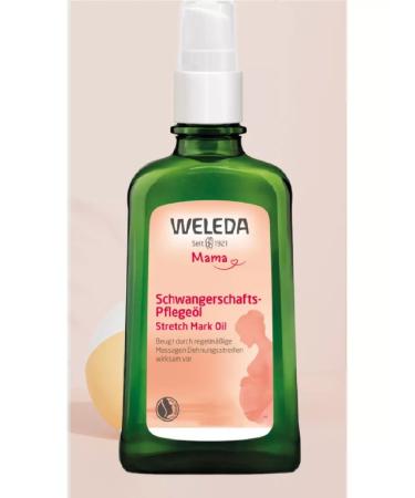 WELEDA Massage oil from stretch marks for pregnant women on the stomach - Buy Online on GoSupps.com