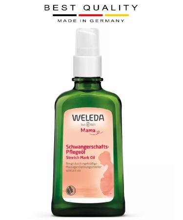 WELEDA Massage oil from stretch marks for pregnant women on the stomach - Buy Online on GoSupps.com