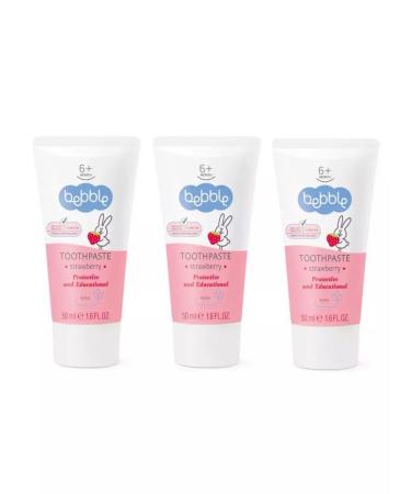 BEBBLE Children's toothpaste 50ml - 3 pcs