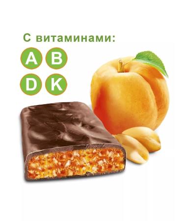 Kremlin A set of bars of kuraga with peanuts 30 pcs - Buy Online on GoSupps.com