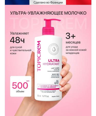 TOPICREM Topicrome moisturizing body milk 500 ml - Buy Online on GoSupps.com
