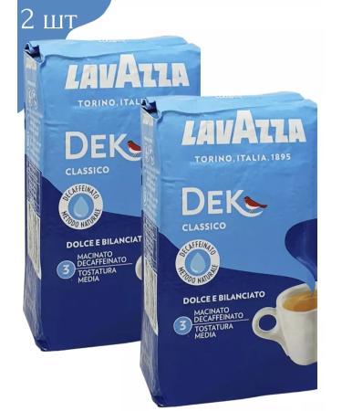 Lavazza Ground coffee without caffeine lavaco dec Classico 2 pcs 250 g