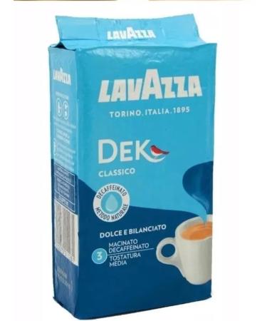 Lavazza Ground coffee without caffeine lavaco dec Classico 4 pcs 250 g - Buy Online on GoSupps.com