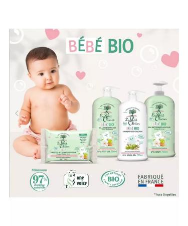 Le Petit Olivier Bebe Bio Cleaning line-cream Children's 750ml - Buy Online on GoSupps.com