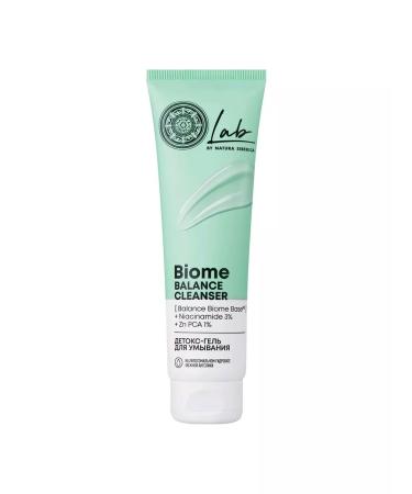 Natura Siberica Facial Washing Gel Detox Lab Biome 150ml - Buy Online on GoSupps.com