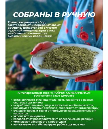 FitoContinent Antiparasitic herbal collection Trochita Ivanchenko 200 g - Buy Online on GoSupps.com