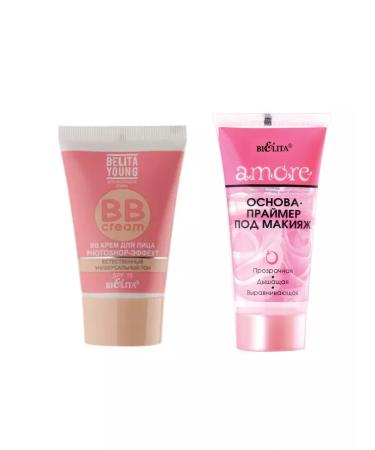BELITA Set BB cream photoshop + base for makeup - Buy Online on GoSupps.com