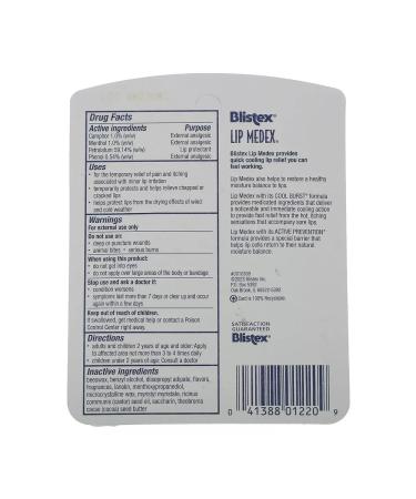 Blistex Healing lip balm set of 3 pcs. 7.08 g - Buy Online on GoSupps.com