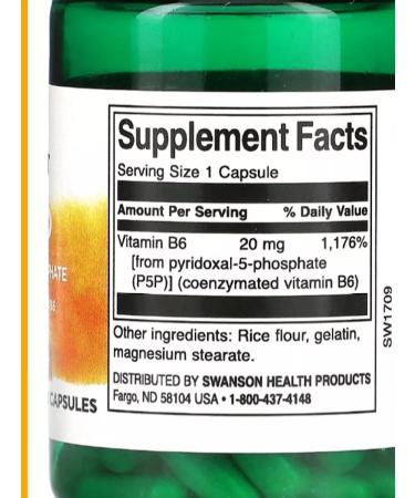 Nature's Way Vitamin B6 P 5 P for the nervous system pyridoxal - Buy Online on GoSupps.com