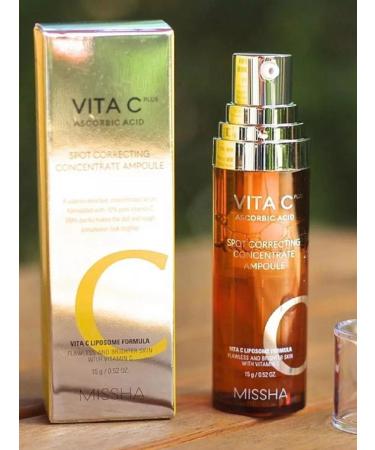 MISSHA Serum for nutrition of face skin with vitamin C vita c plus - Buy Online on GoSupps.com