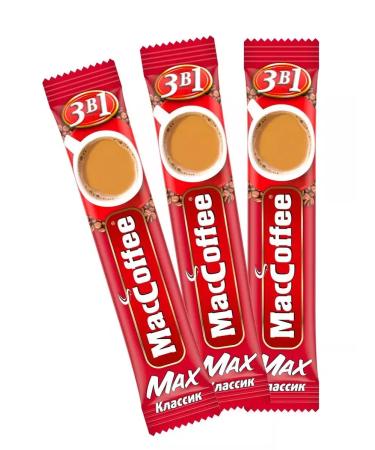 MacCoffee Coffee MAXOFEE MAX 3B1 Classic drink 60 pcs 16 g - Buy Online on GoSupps.com