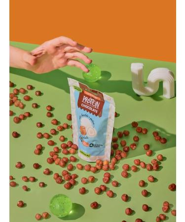 CHIKALAB Drage Fundyk in white chocolate without sugar 120g - Buy Online on GoSupps.com