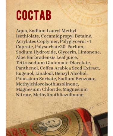 CAPTAIN FAWCETT Shower gel Ricki Hall Booze & Baccy 250 ml - Buy Online on GoSupps.com