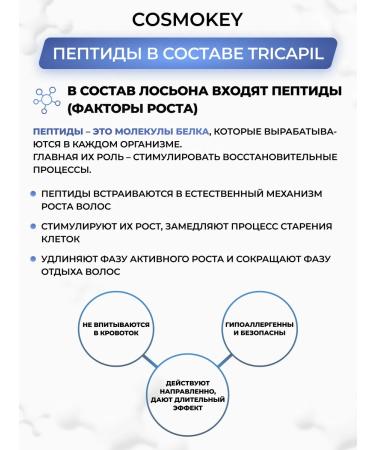 Cosmokey Trikapil 5% serum - Hair growth activator 6 pcs - Buy Online on GoSupps.com