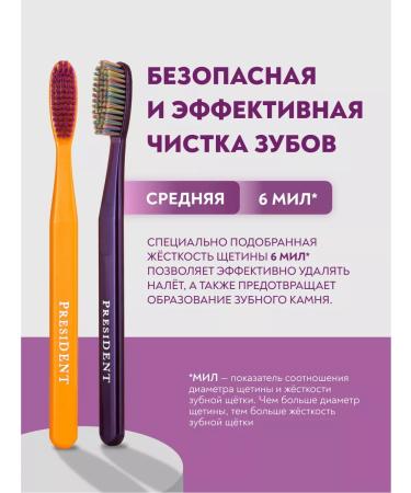 PRESIDENT Middle denture Exclusive 2 pcs - Buy Online on GoSupps.com