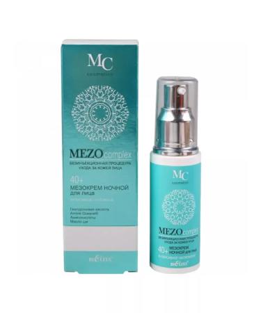 BELITA Meso face cream Night 40+ "Mezocomplex" - Buy Online on GoSupps.com