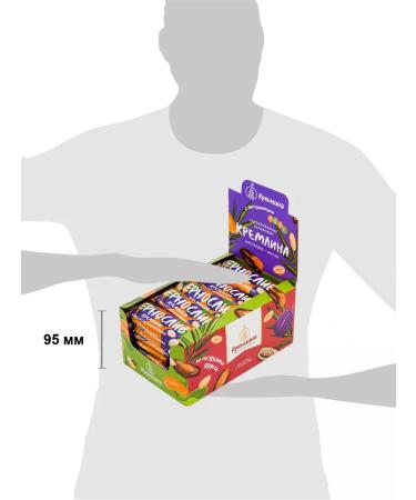 Kremlin A set of bars 30 pcs prunes with a nut - Buy Online on GoSupps.com