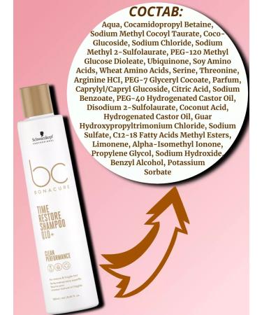 Schwarzkopf Professional Schwarzkopf BC Time Restore Shampoo 250ml - Buy Online on GoSupps.com