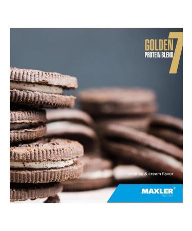 maxler Protein Golden 7 Complex 907 g cookies with cream - Buy Online on GoSupps.com