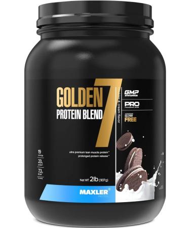 maxler Protein Golden 7 Complex 907 g cookies with cream - Buy Online on GoSupps.com