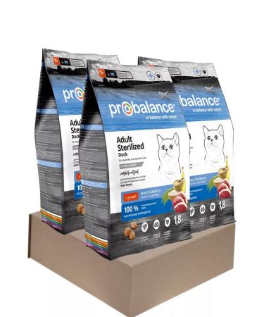 ProBalance Feed for cats sterilized sterilized duck set - Buy Online on GoSupps.com