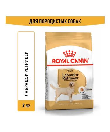 ROYAL CANIN Dry Labrador Retriever food for dogs Labrador 3 kg 2 pcs - Buy Online on GoSupps.com