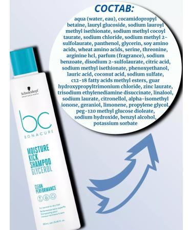 Schwarzkopf Professional Schwarzkopf Bchyaluronic Moisture Kick Shampoo 250ml - Buy Online on GoSupps.com