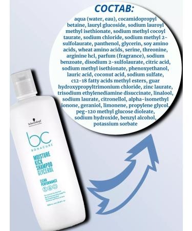 Schwarzkopf Professional Schwarzkopf BC Hyaluronic Moisture Kick Shampoo 1000ml - Buy Online on GoSupps.com