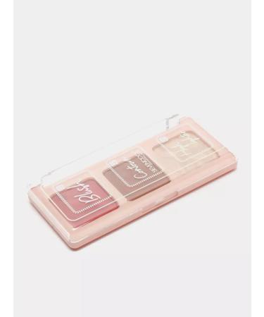 Sevencool Palette 3 in 1 highlighter blush sculptor #02 - Buy Online on GoSupps.com
