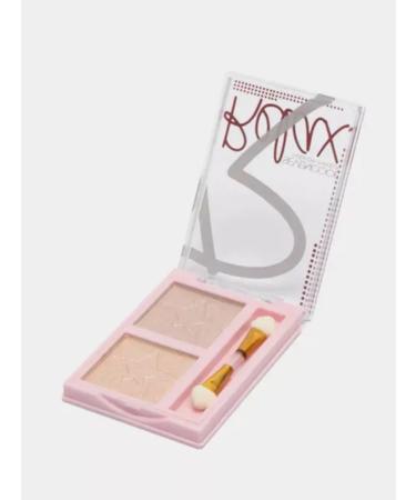 Sevencool Highlighter for the face dry in two shades tone 02