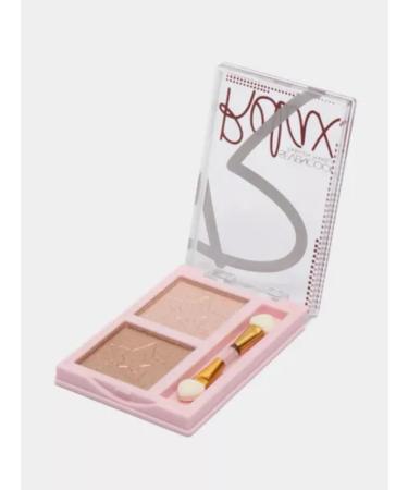 Sevencool Highlighter for the face dry in two shades tone 04