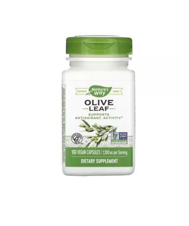Nature's Way Olive leaves 500 mg 100 vegan capsules