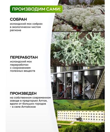 Visterra Capsules Icelandic moss from cough and for immunity (Cetraria) - Buy Online on GoSupps.com