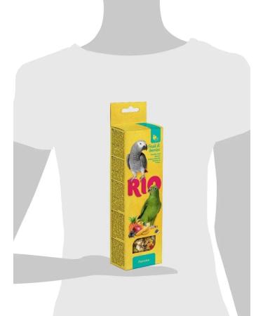 RIO Sticks for parrots with fruits and berries 2x90 g - Buy Online on GoSupps.com
