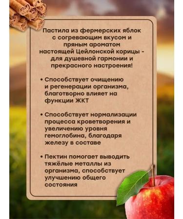 KUTAISI BRAND Apple sugar pastille with Ceylon cinnamon - Buy Online on GoSupps.com