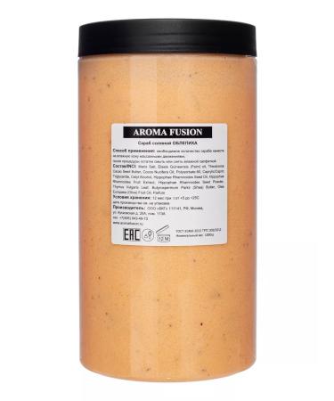 AROMA FUSION Body scrub anti -cellulite salt sea buckthorn 1 kg - Buy Online on GoSupps.com