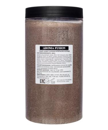 AROMA FUSION Body scrub anti -cellulite orange cinnamon 1kg - Buy Online on GoSupps.com