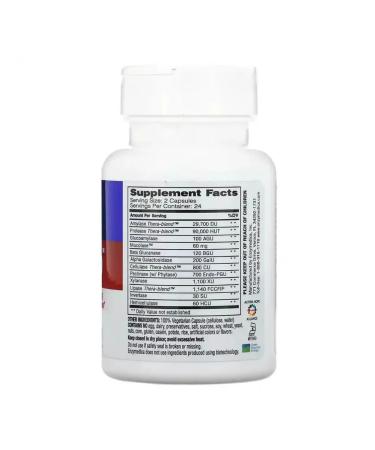 enzymedica Enzymes from nasal congestion 48 capsules - Buy Online on GoSupps.com